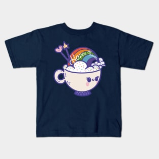 Happy Thoughts Cup Kids T-Shirt